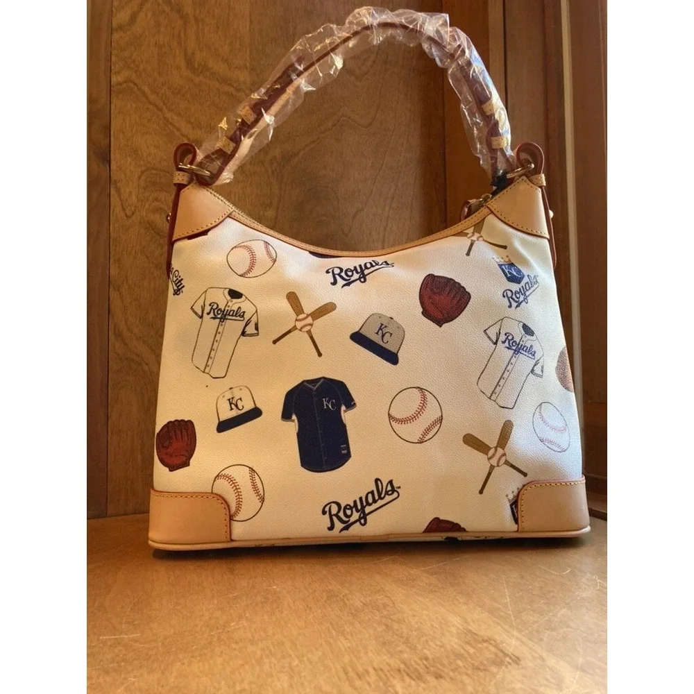 Dooney & Bourke 1975 Womens Shoulder Bag r Leather Kansas City‎ Royals Hobo NWT
